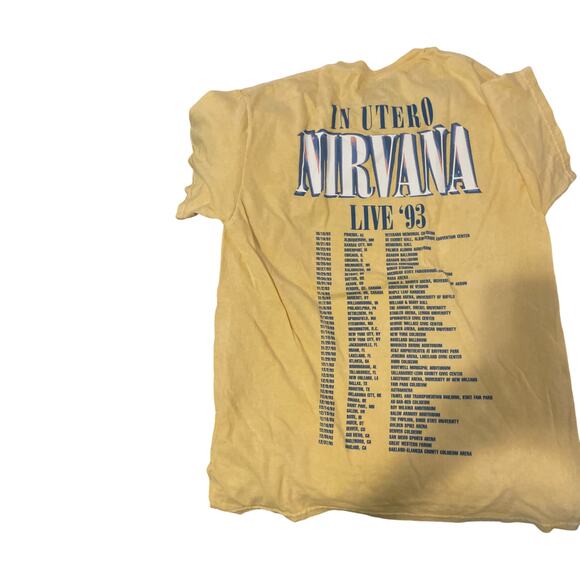 Hot Topic Nirvana In Utero Live '93 T-Shirt Sz - Picture 2 of 3